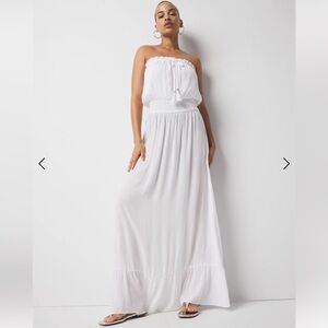 NWT Gorgeous Maxi Dress & Swim Cover-up with Tassel!